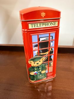 Cute telephone bank with bears