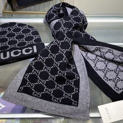 Gucci Hat And Scarf Set 
