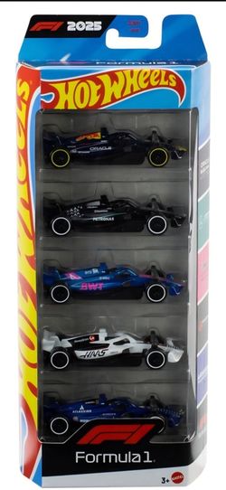 Hot Wheels F1 2025 Formula 1 5-Car Pack