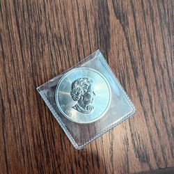 Canadian 5 Dollar Silver Coin