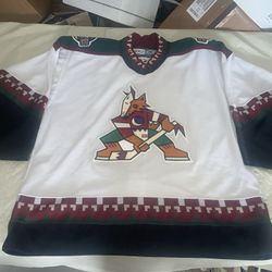 Authentic Kachina Ccm Phoenix Coyotes Jersey White Clean Mens 52 Mic Vintage Nhl