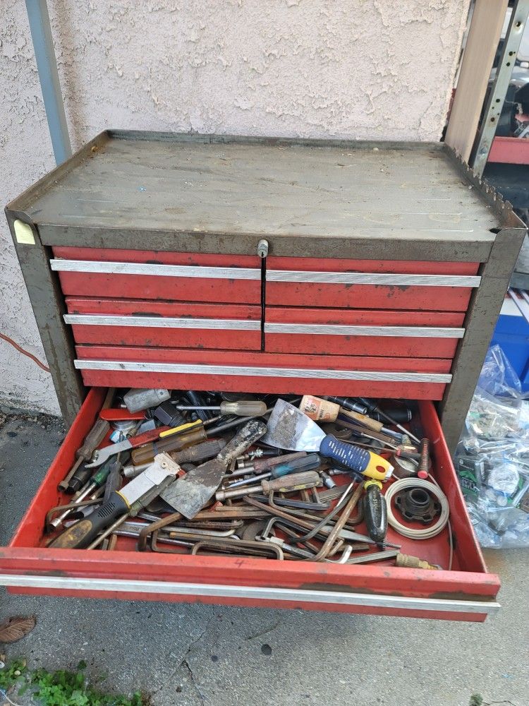Craftsman Rolling Mobile On Wheels Tool Box Toolbox Cart Chest