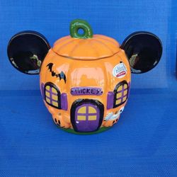 Mickey Mouse House Cookie Jar