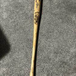 Jason Giambi Games Used Signed Bat