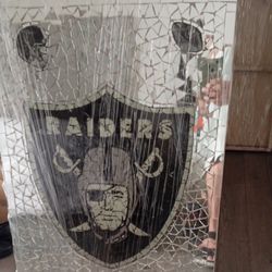 Raiders Glass Mirror 