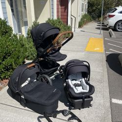 MIXX NEXT STROLLER and Car seat and Bassinet 