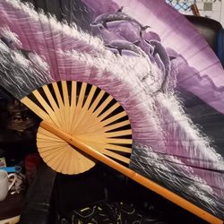 Decoration Wall Art Swim With Dolphins