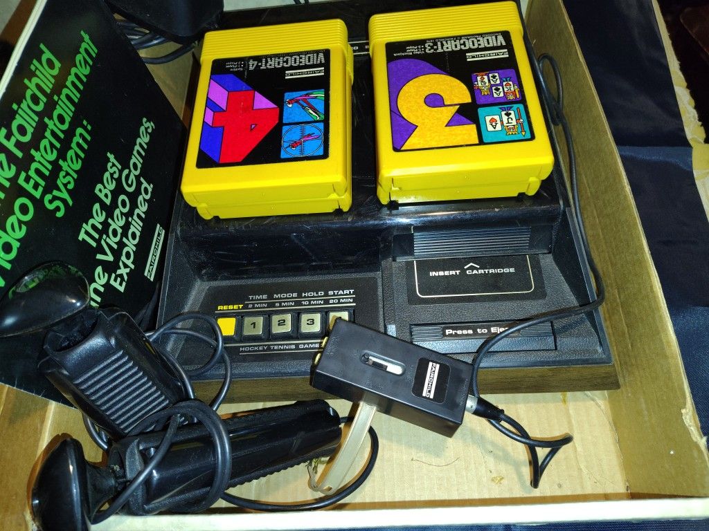 Channel F 1976 Fairfield Video Game.