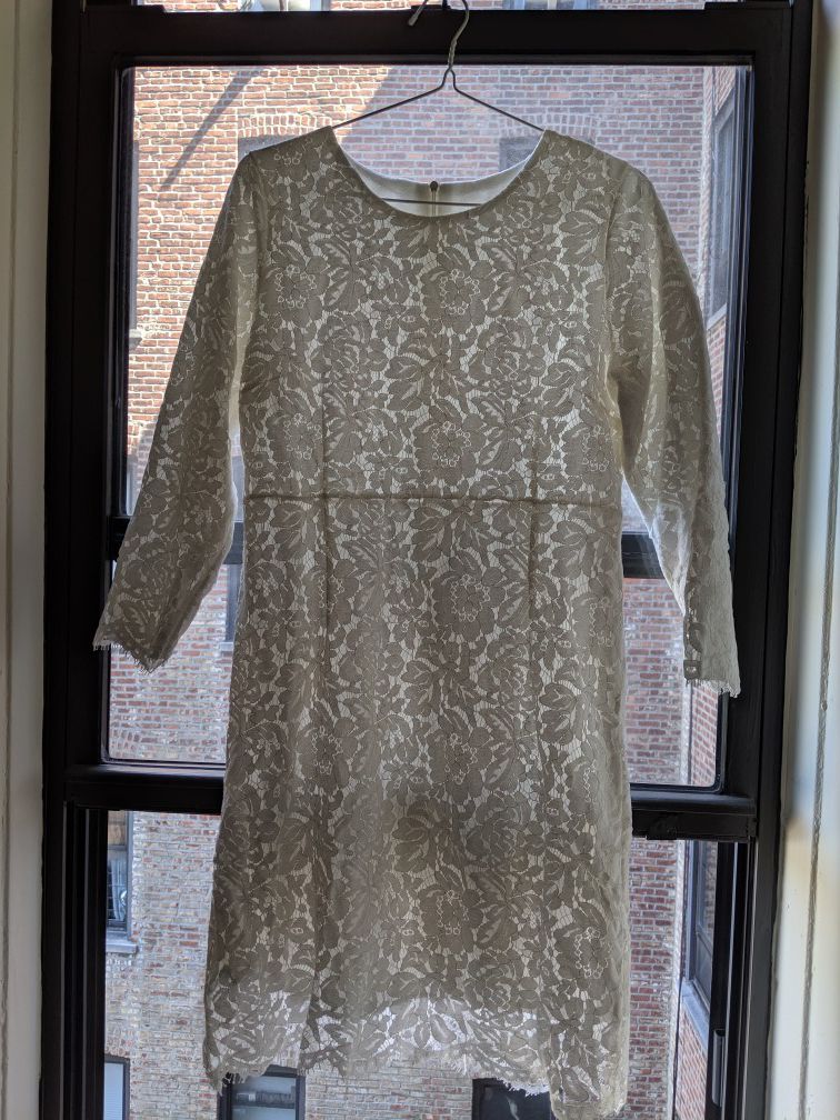 Elegant Lace Dress (fleece lining for winter)