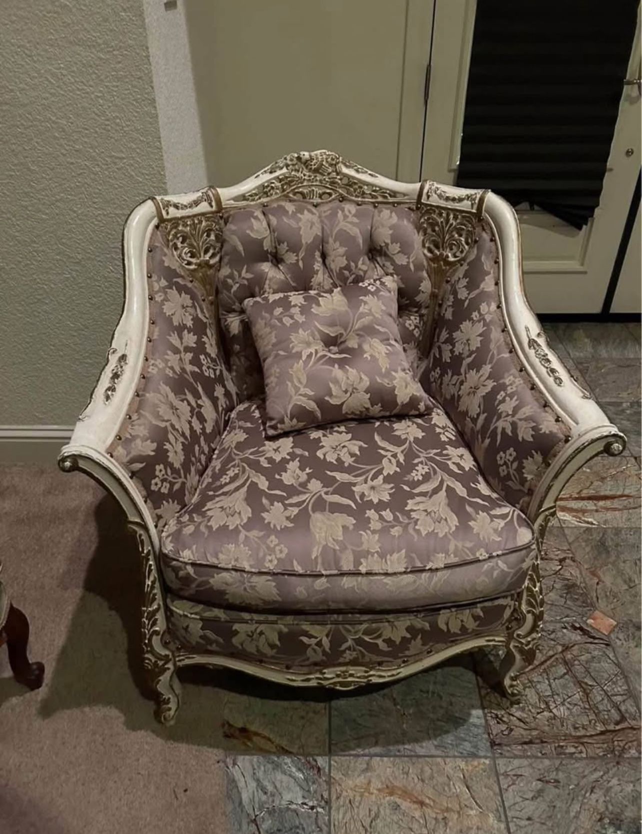 Vintage Couch and Chair Set