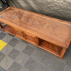 Beautiful Rosewood Hand Carved Coffee Table 