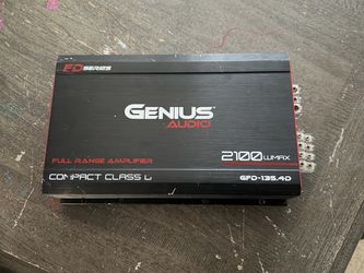 Genius Audio 4ch amp