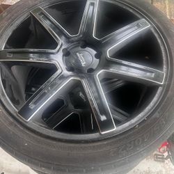 American Racing Rim 22” Black Satin 