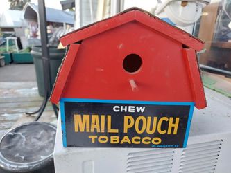 Mail Pouch Tobacco Birdhouse By H Warrick '93
