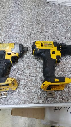 Dewalt impact and drill 20v lithium ion took only