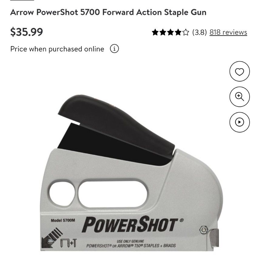 Black & Decker Power Shot Staple Gun