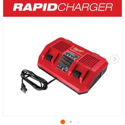 Milwaukee M18 18-Volt Lithium-Ion Dual Bay Rapid Battery Charger New