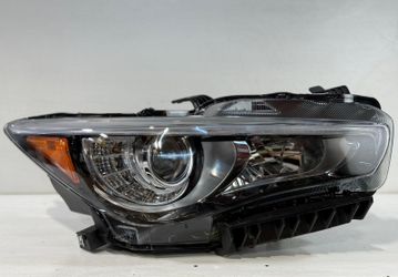 2014 2015 2016 2017 INFINITI Q50 FRONT RIGHT PASSENGER SIDE HEADLIGHT NON AFS AFTERMARKET