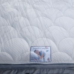 Brand New Queen Size Pilllowtop Mattress Included Box Spring. 