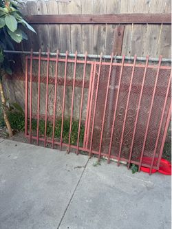 Metal fence