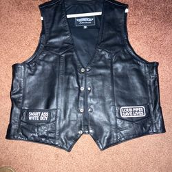 Unik Leather Vest 