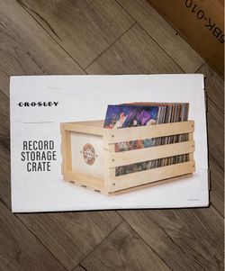 Record Storage Crate