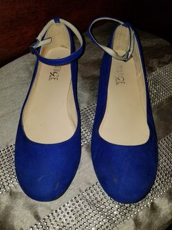 Blue flats