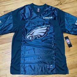 NFL Team Apparel Jersey Dark Green Philadelphia Eagles Men’s sz Small New! 