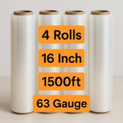 40 Rolls 16 Inch Pallet Stretch Wrap Shrink Wrap 
