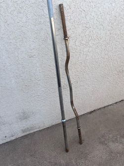 Standard Barbell and EZ Curl Bar Set