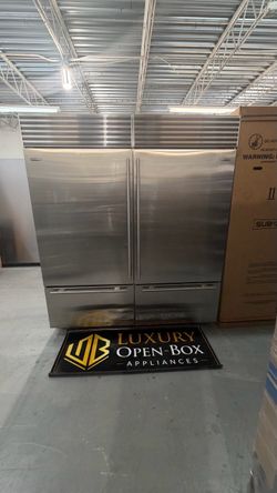 SUB-ZERO 72ā REFRIGERATOR & FREEZER SET ā STAINLESS STEEL! š„