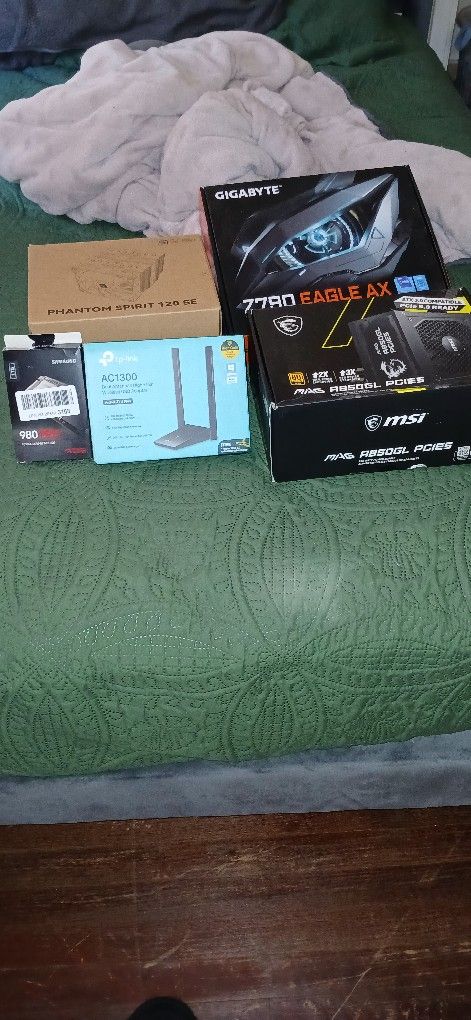 PC Build Bundle – SSD, Motherboard, CPU Cooler, PSU + Free Wi-Fi Adapter