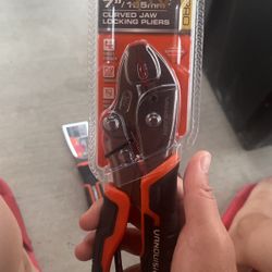 Curved Jaw Locking Pliers