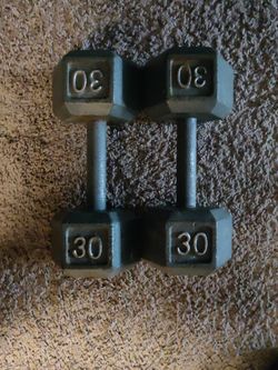 TWO (30 LB)  WEIGHTS