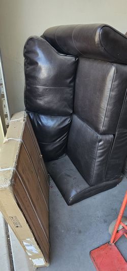 Black Leather Sofa