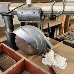 Craftsman 10in Radial Arm saw OBO- working