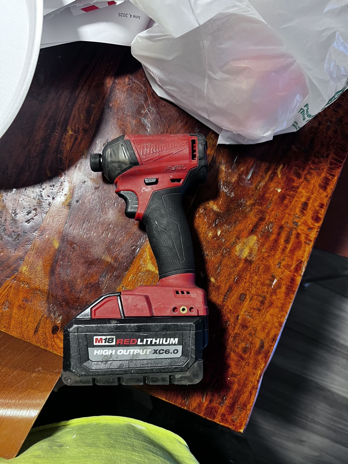 Milwaukee Surge Impact Drill With Xc 6.0 Battery