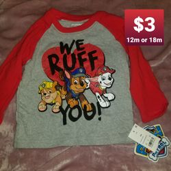 Paw patrol shirt