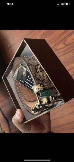 Gucci belt tiger head