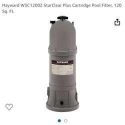 Hayward W3C12002 StarClear Plus Cartridge Pool Filter, 120 Sq. Ft.