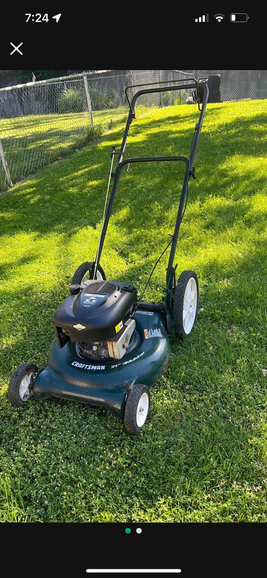NICE PUSH MOWER