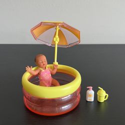 Zuru 5 Surprise My Mini Baby Doll Series 2 Pool Sunscreen Bottle Summer Swim