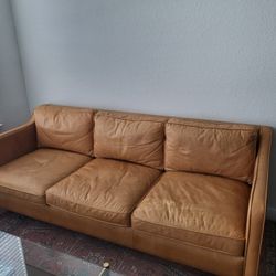 Leather Sofa (West Elm)