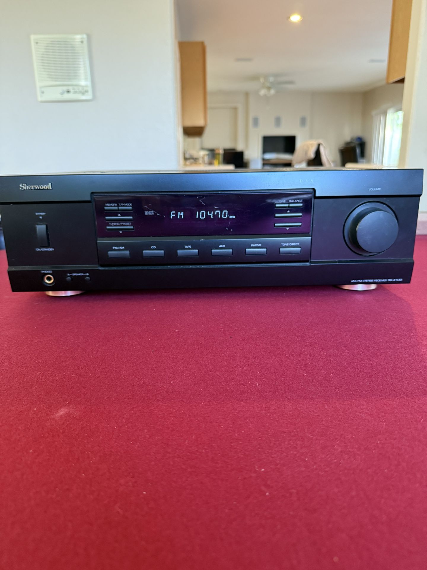 Sherwood Rx-4109 AM/FM Stereo Receiver. Tested & Works Perfectly. No remote