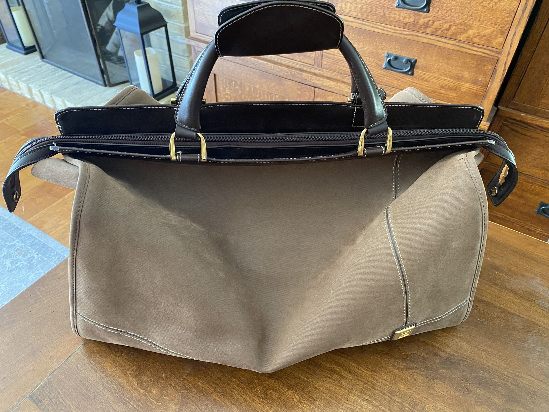 Diane Von Furstenberg Suede Travel Bag
