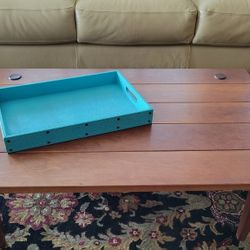 VINTAGE ARHAUS SOLID WOOD FARMHOUSE ARTISAN STYLE COFFEE TABLE