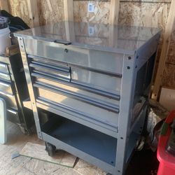 Five Drawer Mechanics Tool Cart