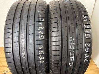 2 tires 275 35 22 Pirelli p zero pz4 no repairs like new