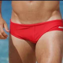 Mens red swish Swim brief bikini Swimwear