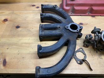 225 Slant Six Single Barrel Intake Manifold With Accessories